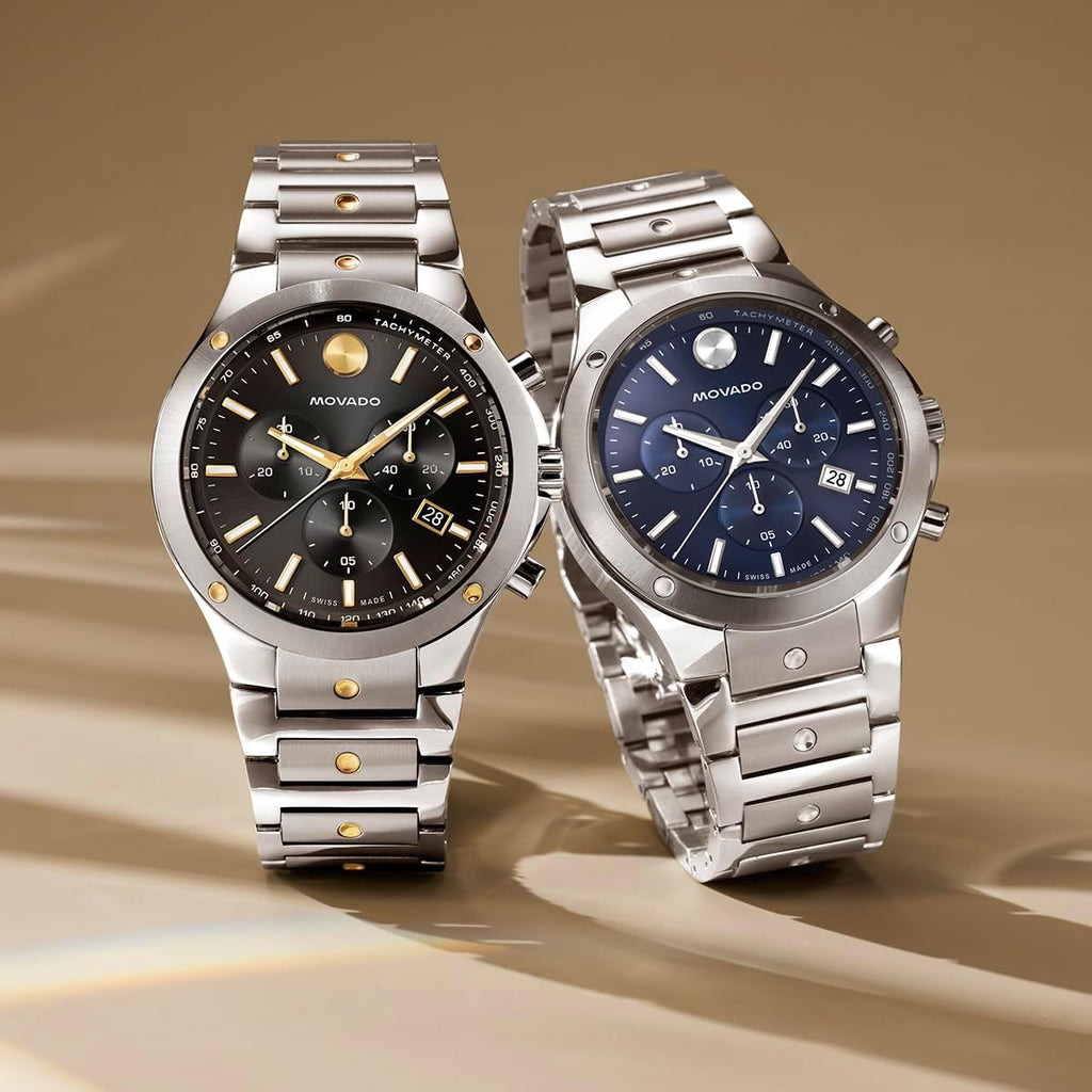 Movado SE Men's Sport Watch - Swiss Quartz Chronograph, Stainless Steel Bracelet, 42mm A192738