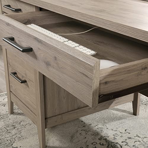 Sauder Summit Station 66"W Executive Computer Desk, Laurel Oak T123902