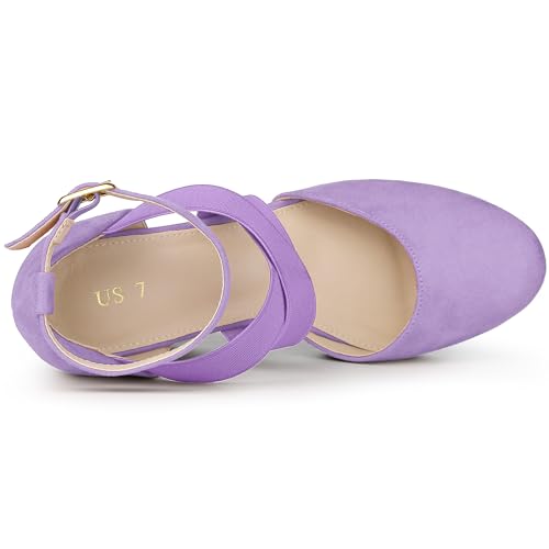 Allegra K Women's Closed Toe Wedge Espadrille Sandals S70692