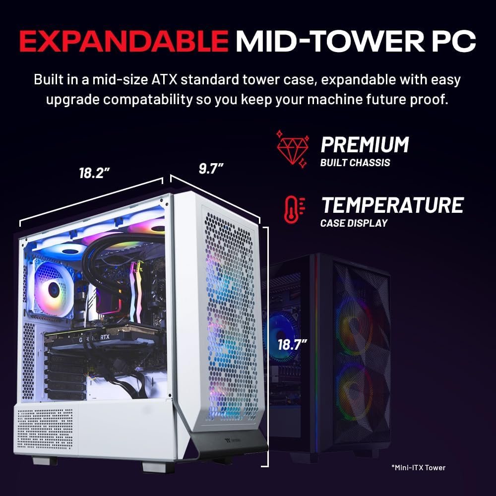 Skytech Omega Gaming PC, Intel i7, RTX 4070 Super, 32GB RAM, 1TB SSD X12287