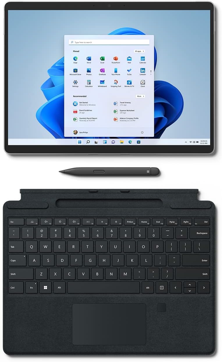 Microsoft Surface Pro 8 13" Touchscreen Intel Core i7 16GB 512GB Graphite W78786