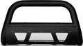 Matte Black Studded Mesh Bull Bar Brush Push Front Bumper Grill Grille Guard With Skid Plate Compatible With 10-23 Toyota 4Runner