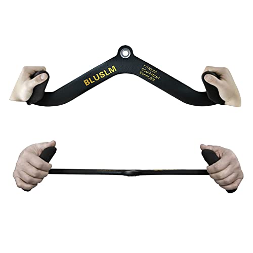 LAT Pull Down Bar for Cable Machine, Tricep Strength Training Handle M7875