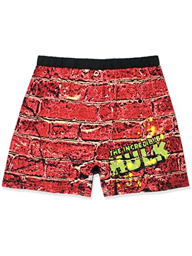 Marvel The Incredible Hulk Smash Comic Boxer Lounge Shorts G718571