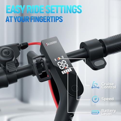 iScooter Electric Scooter for Adults, Long Range Commuting with Cruise Control F733591