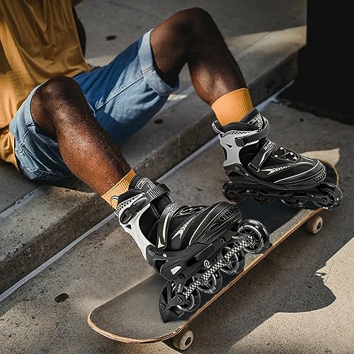 Adjustable Inline Skates for Kids with Light Up Wheels Z8662