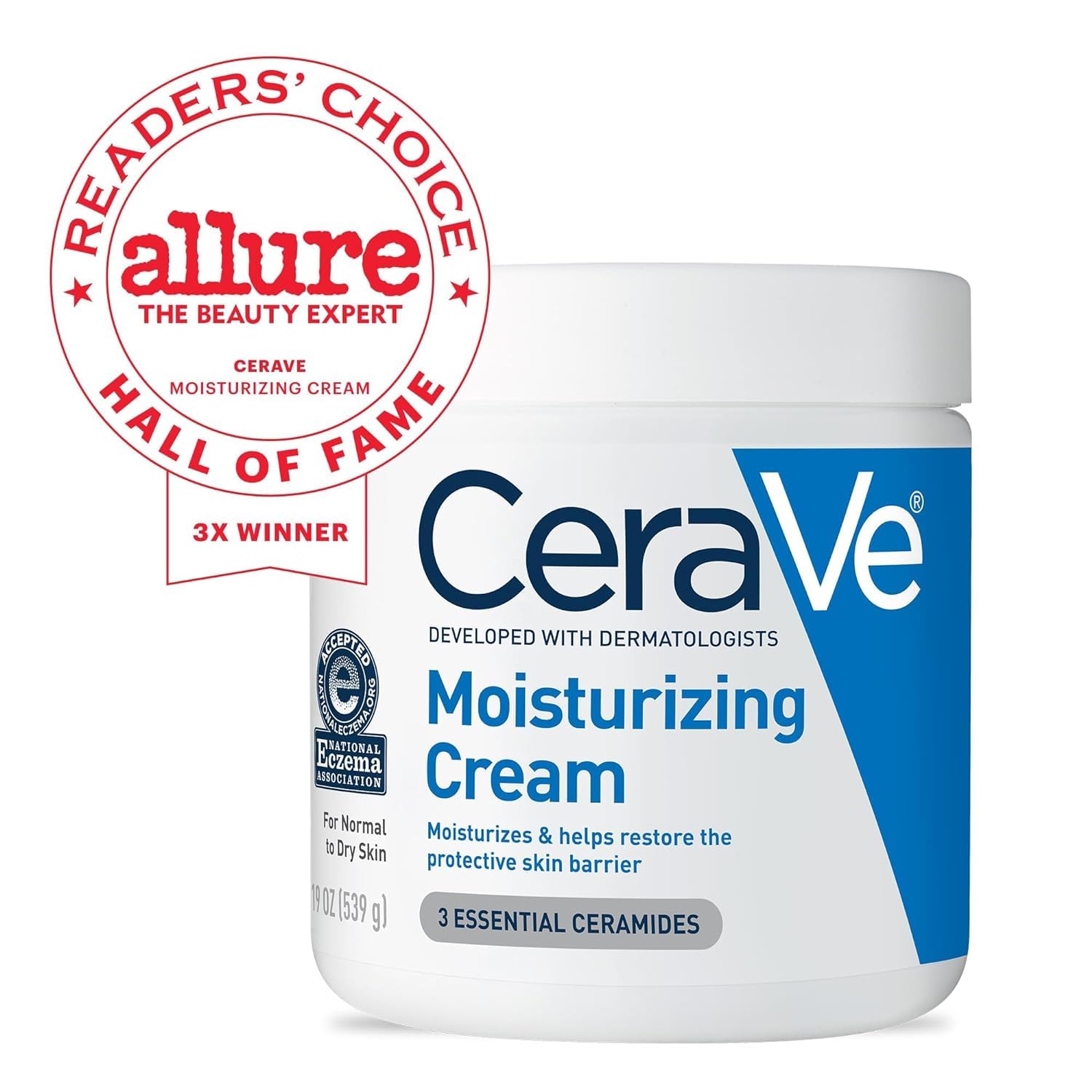 Moisturizing Cream for Face and Body, Dry Skin, 19 oz C94372