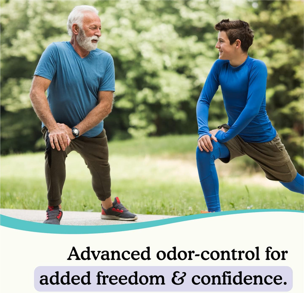 Overnight Incontinence Underwear for Men with Guards, White, XXL, 40 Count L543876
