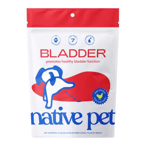 Native Pet Air Dried Dog Chews Bladder T310021