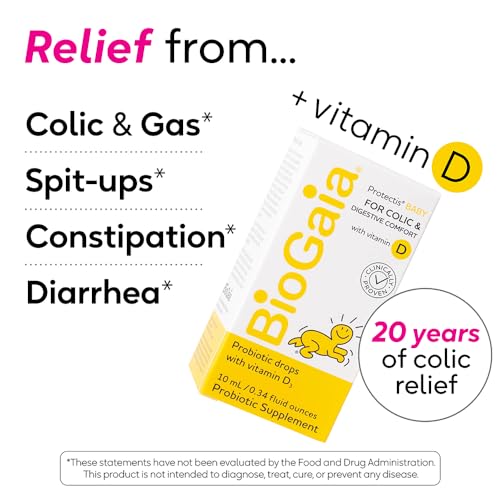 BioGaia Protectis Baby Probiotic Drops with Vitamin D, 10 ml, 2 Pack U3289