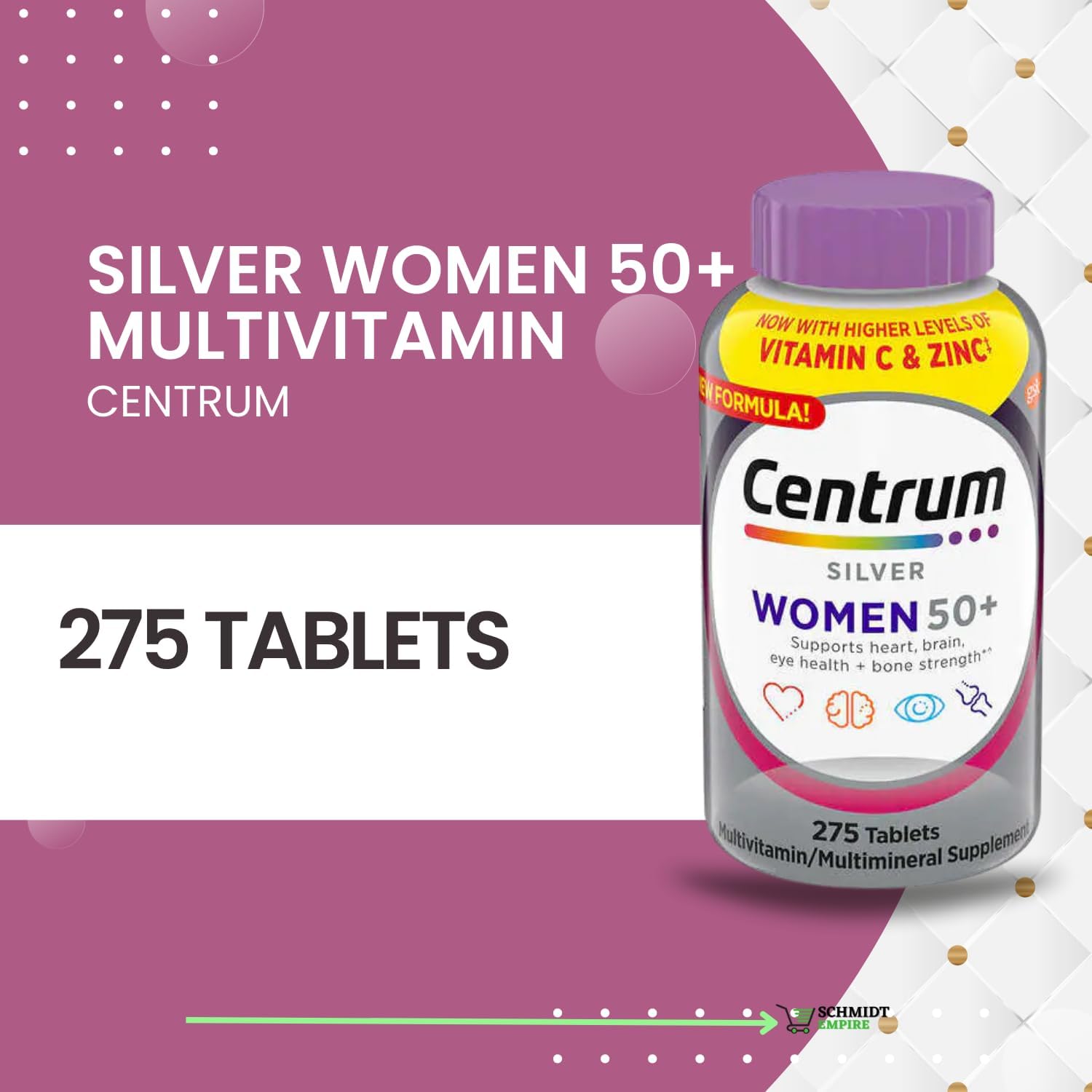 Centrum Silver Women 50+ Multivitamin, 275 Tablets Q395313