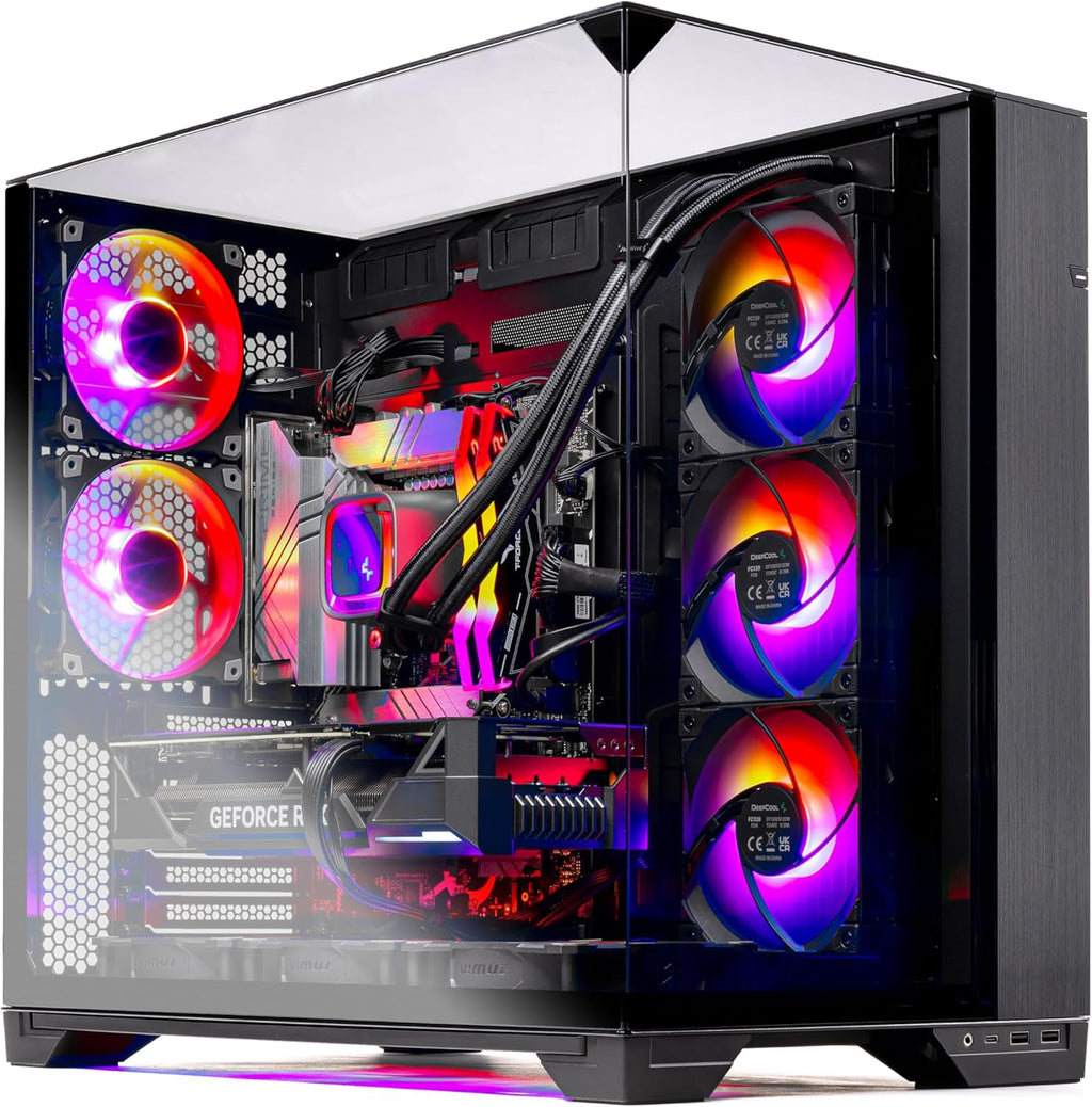 Skytech O11V Gaming PC Desktop, Ryzen 7 7700X, RTX 4070 Ti Super, 32GB DDR5, 1TB SSD Y2363