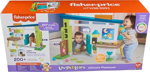 Fisher-Price Laugh & Learn Ultimate Playhouse Baby Toy with Smart Stages L2415