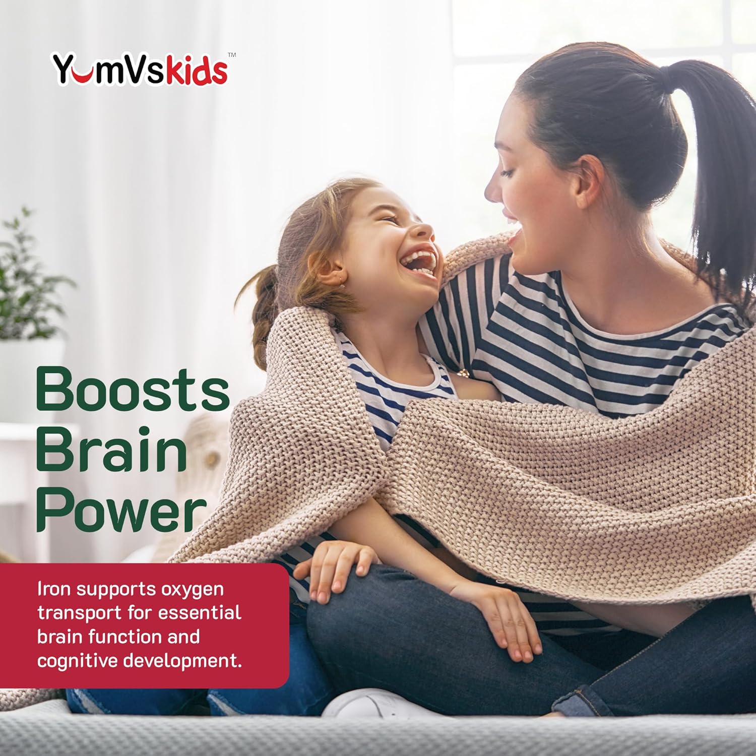 YumVs Complete Kids Multivitamin with Iron, Chewable, Kosher, Gluten Free, 120 Tablets O148