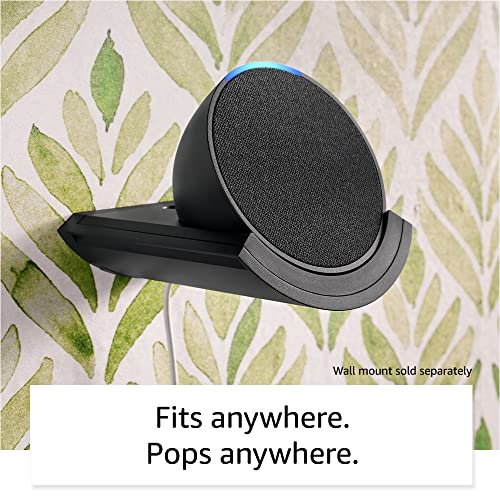 Certified Refurbished Echo Pop smart speaker with Alexa, Glacier White N553