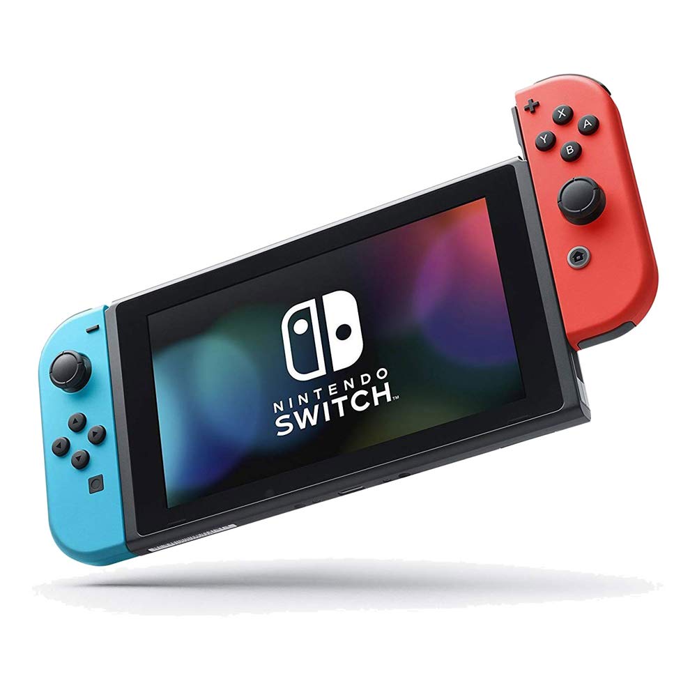 Nintendo Switch 32 GB Console with Neon Blue & Red Joy-Con and Mario Kart 8 Deluxe Bundle Z74588