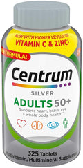 Centrum Silver Adults 50 Plus Multivitamin/Multimineral Supplement with Vitamin D3, B Vitamins, 325 Tablets (Pack of 1)