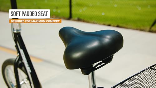 EcoSmart Metro Electric Scooter with Padded Seat and 16" Air-Filled Tires D946