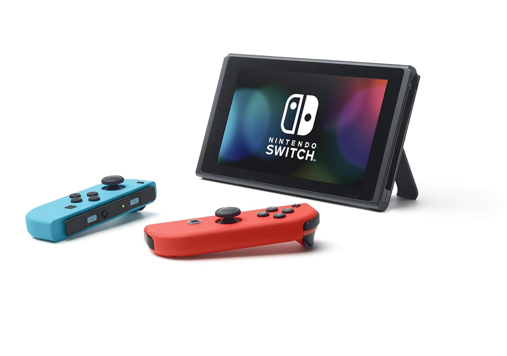 Nintendo Switch OLED Model with Neon Red/Blue Joy-Con, Pro Controller, Extra Joy-Con Set, Case and Earphones K37186