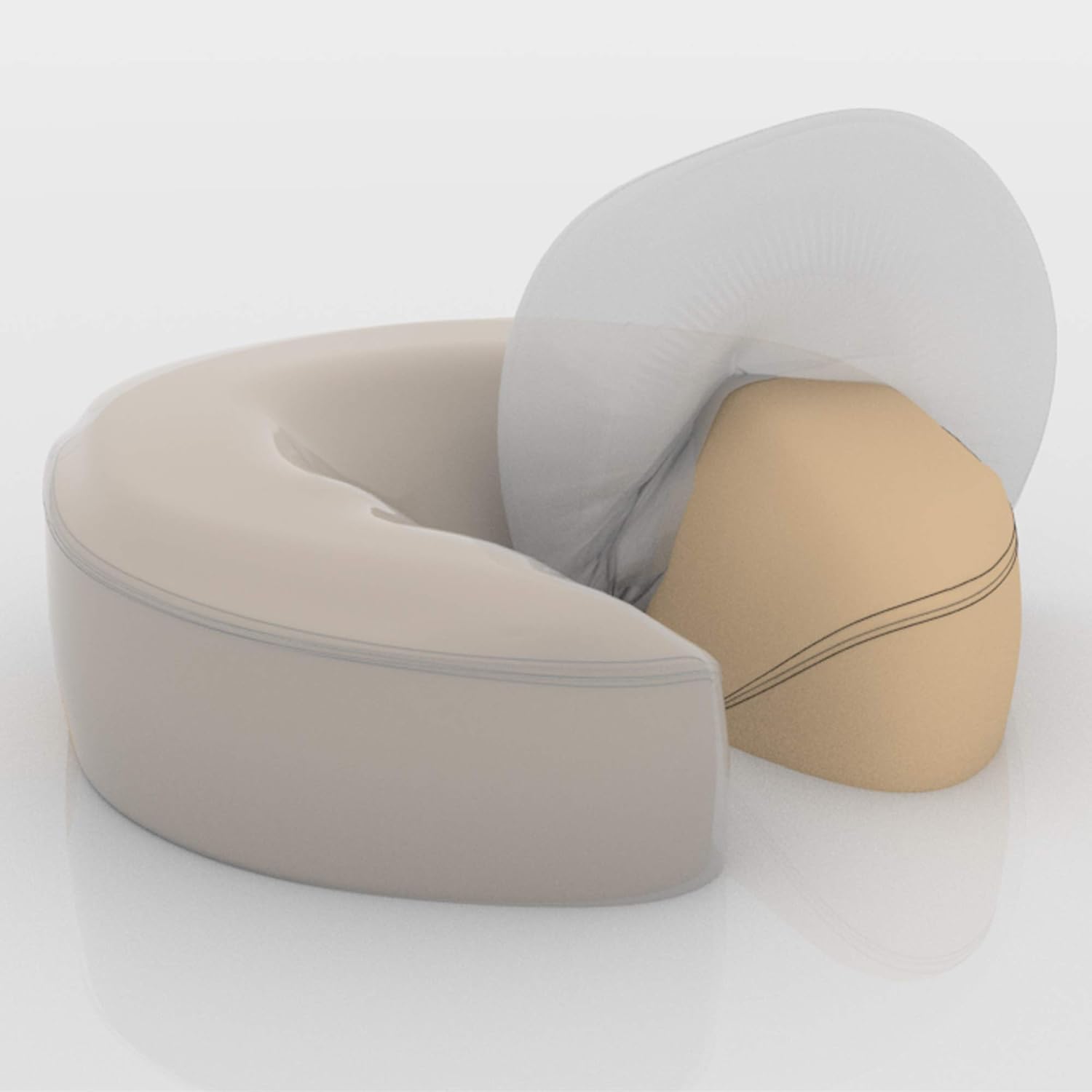 EARTHLITE Face Cradle Stretch Guard Silicone Cover, Clear O405