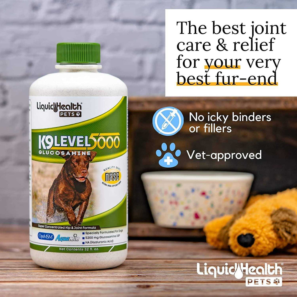 Liquid Health K9 Level 5000 Glucosamine for Pets T11437