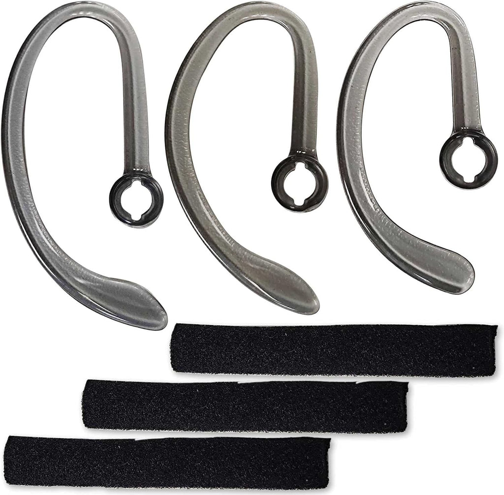 Eargels Earhooks Spare Earbuds with Foam Tube Kit for Plantronics WH500 CS540 W440 CS70 Savi W740 S35856