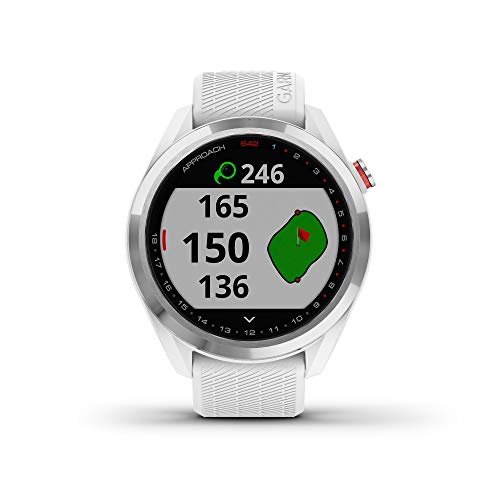 Garmin Approach S42 GPS Golf Smartwatch with CT10 Club Tracking K849