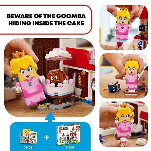 LEGO Super Mario Peach’s Castle Expansion Set 71408, Buildable Toy for Kids Aged 8+ B604