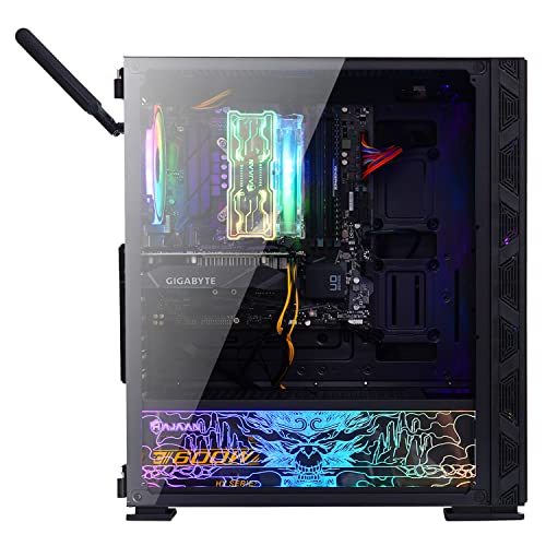 CYCLONIA Gaming PC Tower Desktop - AMD Ryzen 7 5700G, RTX 3060 12GB, 32GB DDR4, 1TB SSD, Windows 11 Pro R211877