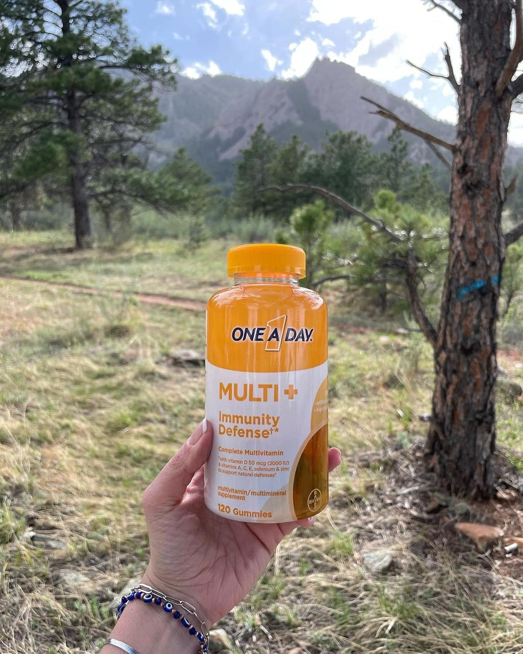 ONE A DAY Multi+ Immune Support Gummies, Multivitamin with Vitamins C, D, E, A & Zinc, 120 Count X595