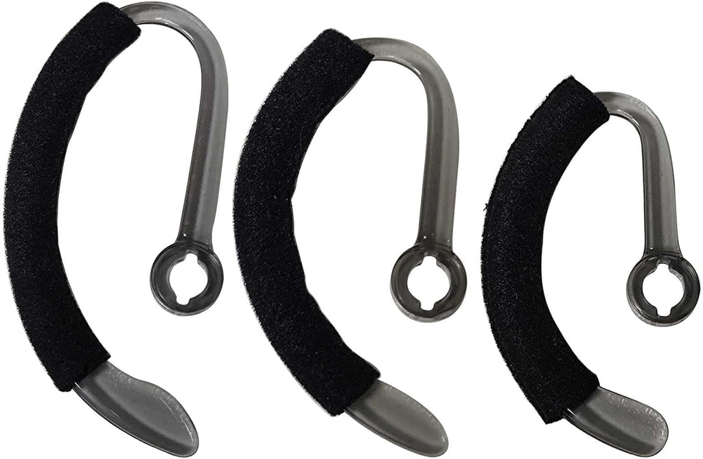 Eargels Earhooks Spare Earbuds with Foam Tube Kit for Plantronics WH500 CS540 W440 CS70 Savi W740 S35856