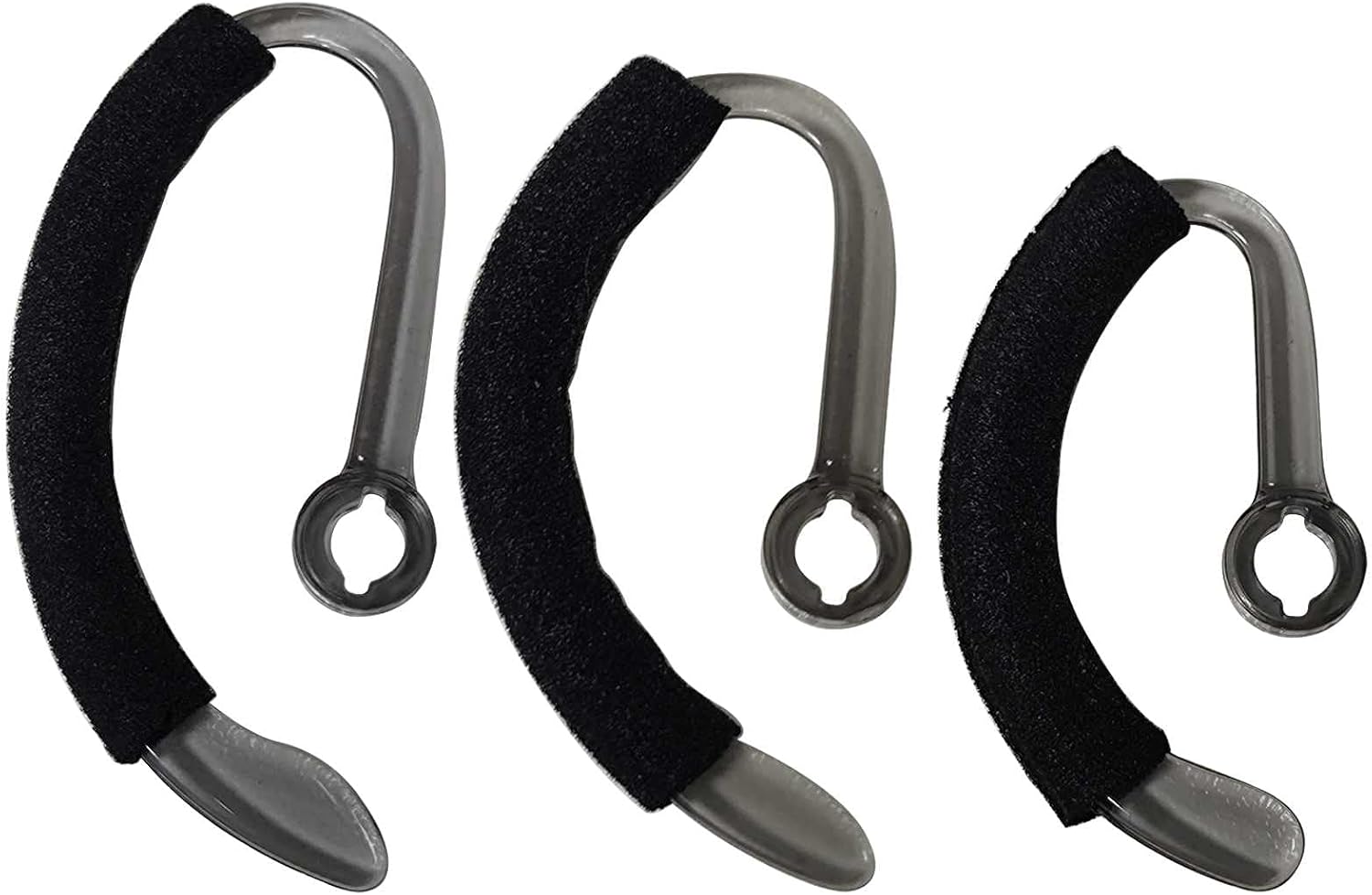 Eargels Earhooks Spare Earbuds with Foam Tube Kit for Plantronics WH500 CS540 W440 CS70 Savi W740 S35856