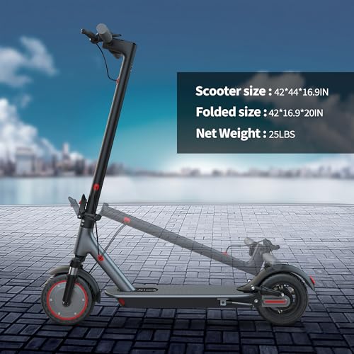 Electric Scooter with Dual Suspension, 8.5" Solid Tires, 350W Motor, Foldable O34056