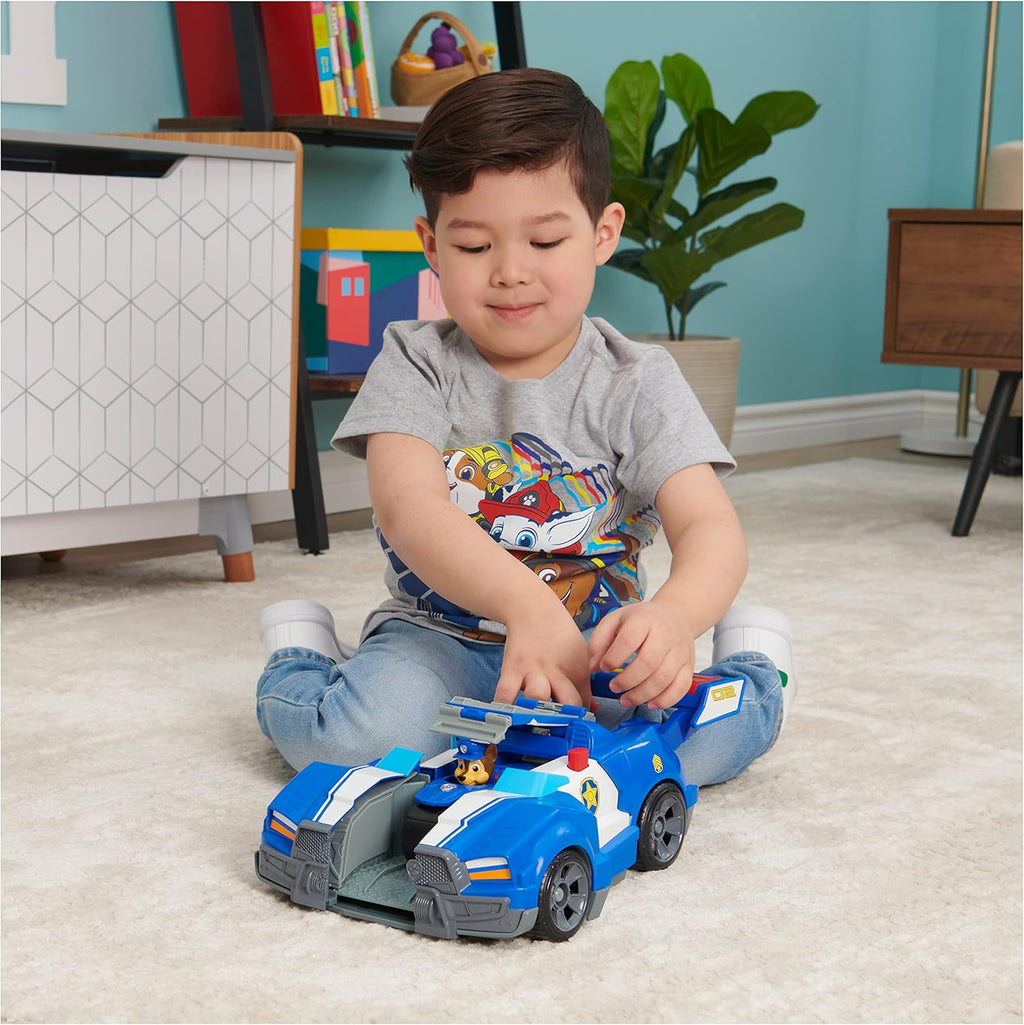 Paw Patrol Chase 2-in-1 Transforming Movie City Cruiser Toy Car with Motorcycle A664253