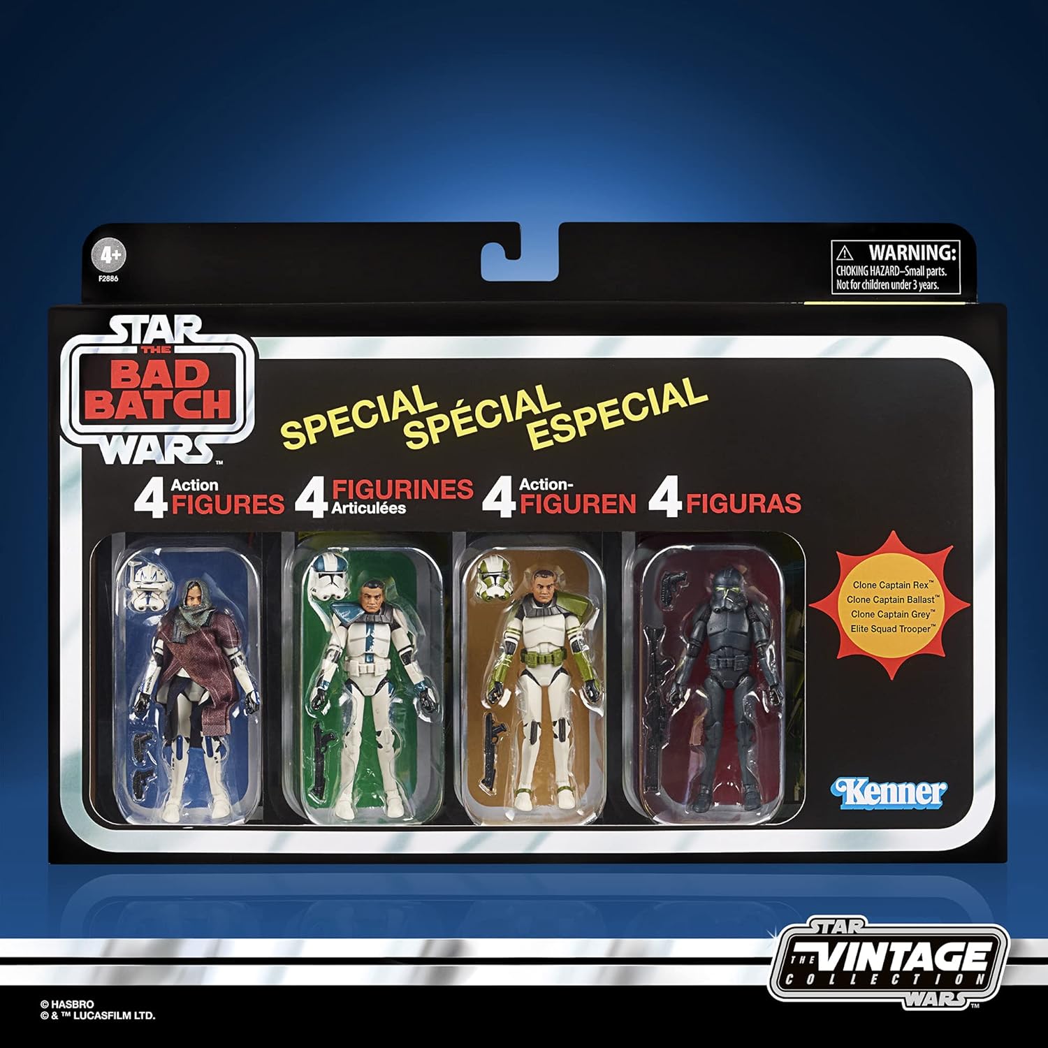STAR WARS The Vintage Collection The Bad Batch Special 4-Pack 3.75-inch Action Figures O734945