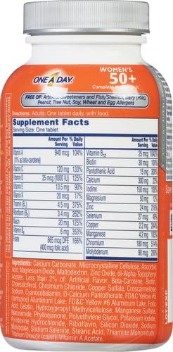 One A Day Women’s 50+ Multivitamin, 100 Count J559127
