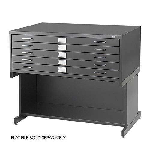 Safco Products 5-Drawer Flat File, 36" W x 24" D, White X8304